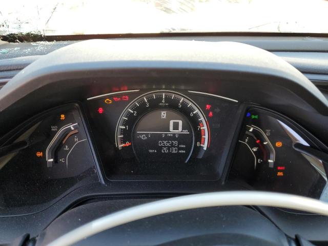 2HGFC2F51JH597562 - 2018 HONDA CIVIC LX WHITE photo 9