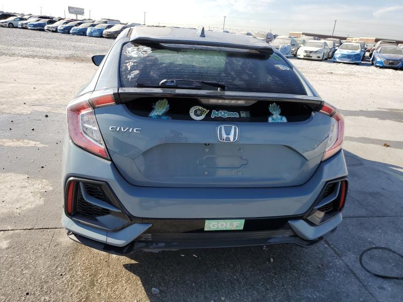 SHHFK7H66LU206160 - 2020 HONDA CIVIC EX BLUE photo 6