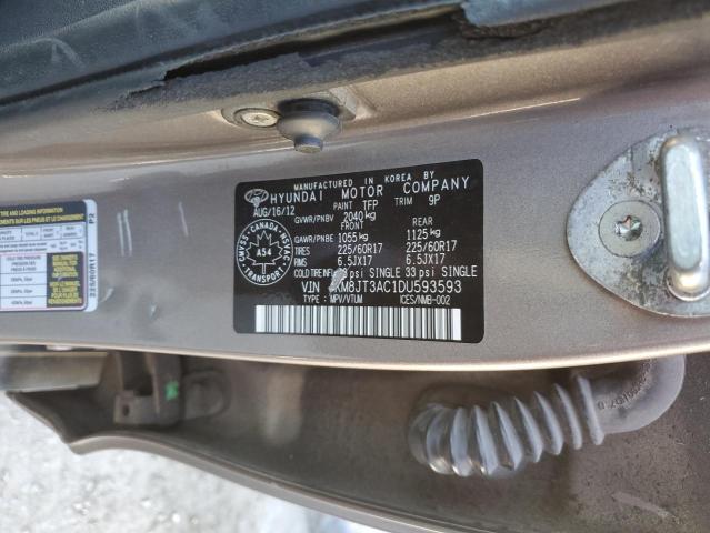 KM8JT3AC1DU593593 - 2013 HYUNDAI TUCSON GL BROWN photo 13