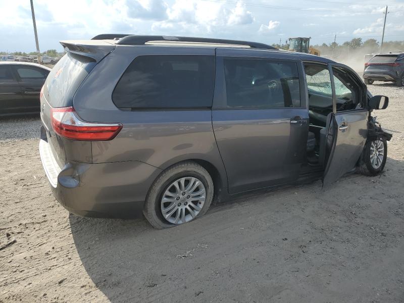 5TDYK3DC3FS625145 - 2015 TOYOTA SIENNA XLE ნაცრისფერი ფოტო 3