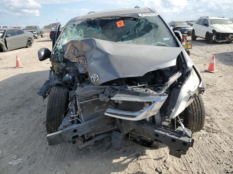 5TDYK3DC3FS625145 - 2015 TOYOTA SIENNA XLE ნაცრისფერი ფოტო 5