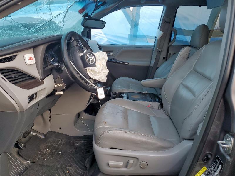 5TDYK3DC3FS625145 - 2015 TOYOTA SIENNA XLE ნაცრისფერი ფოტო 7