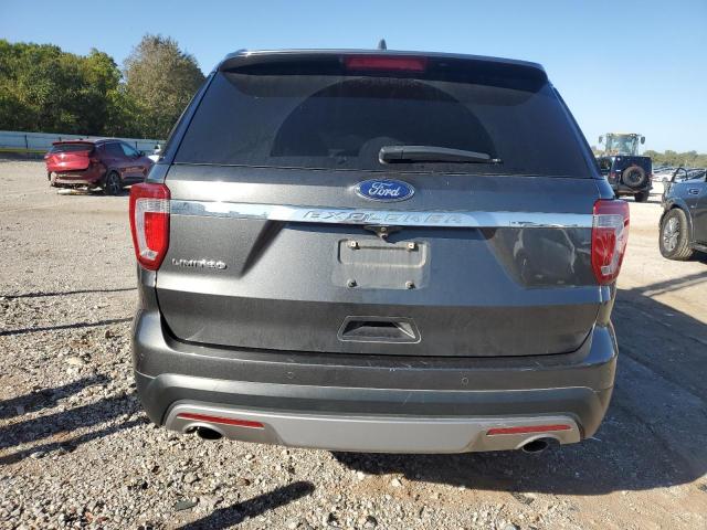 1FM5K7F89HGC93322 - 2017 FORD EXPLORER LIMITED GRAY photo 6