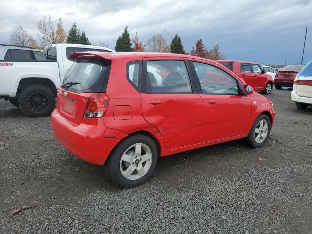KL1TD66657B697347 - 2007 CHEVROLET AVEO BASE RED photo 3