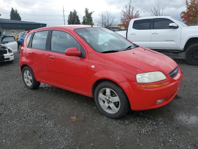 KL1TD66657B697347 - 2007 CHEVROLET AVEO BASE RED photo 4