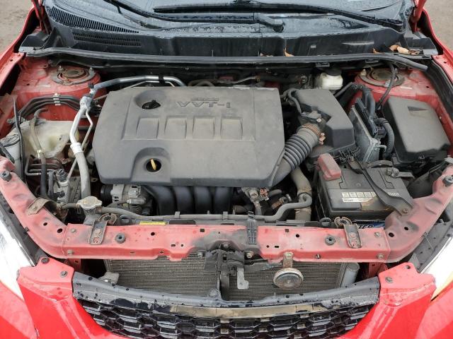 2T1KU4EEXBC638774 - 2011 TOYOTA COROLLA MA RED photo 11