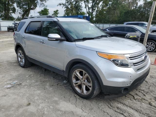 1FM5K7F84FGA15005 - 2015 FORD EXPLORER LIMITED فضي صورة 4