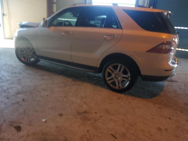 4JGDA5HB1EA401894 - 2014 MERCEDES-BENZ ML 350 4MATIC WHITE photo 2
