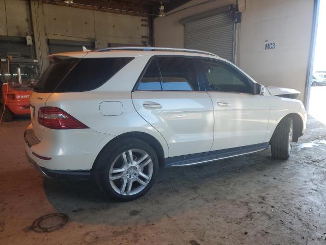 4JGDA5HB1EA401894 - 2014 MERCEDES-BENZ ML 350 4MATIC WHITE photo 3