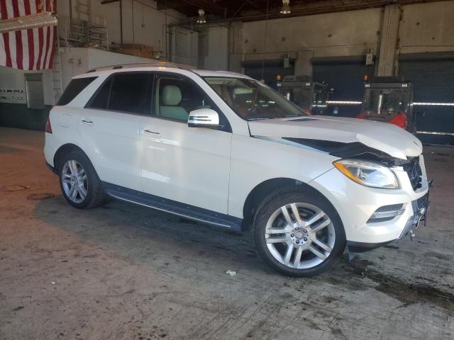 4JGDA5HB1EA401894 - 2014 MERCEDES-BENZ ML 350 4MATIC WHITE photo 4