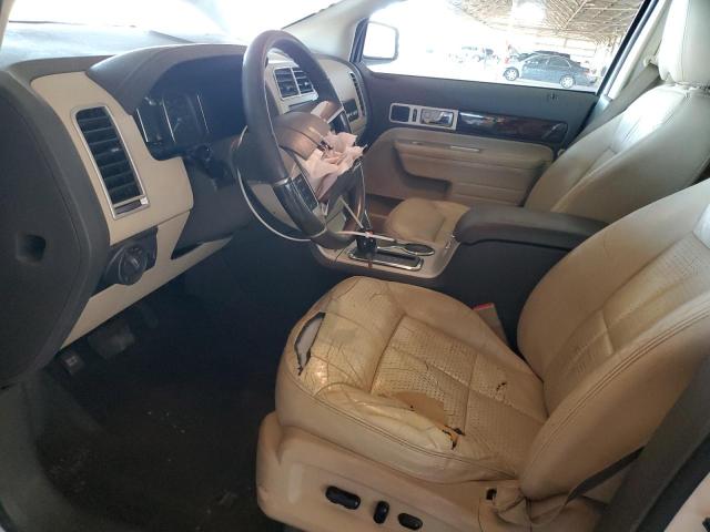 2LMDU68C08BJ38381 - 2008 LINCOLN MKX WHITE photo 7