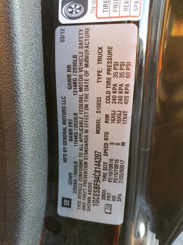 1GCESBF94C8144397 - 2012 CHEVROLET COLORADO BLACK photo 13