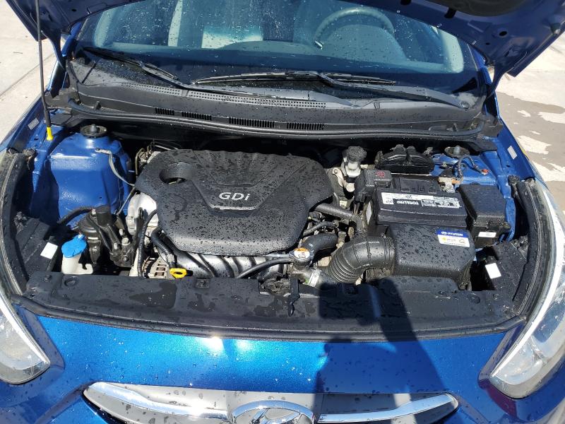 KMHCT4AE0GU028367 - 2016 HYUNDAI ACCENT SE BLUE photo 11