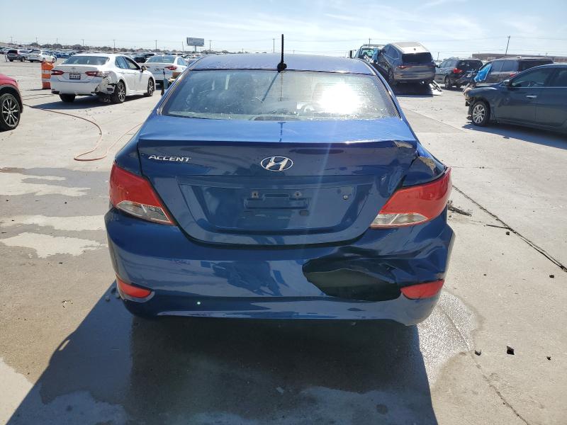 KMHCT4AE0GU028367 - 2016 HYUNDAI ACCENT SE BLUE photo 6