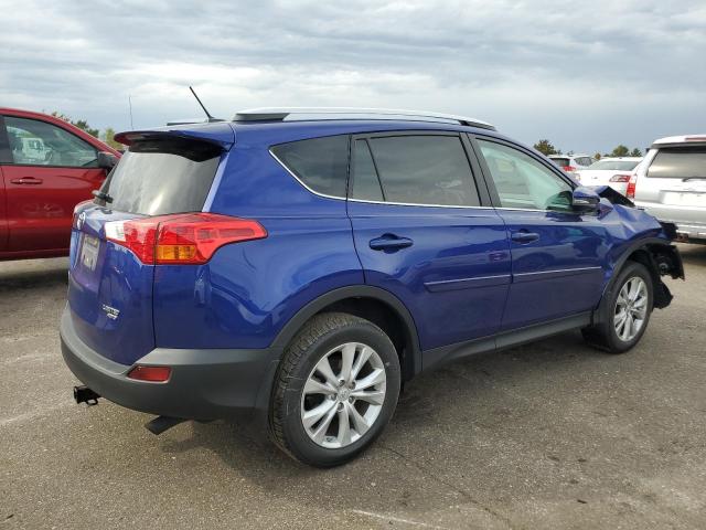 2T3DFREV2FW362389 - 2015 TOYOTA RAV4 LIMITED BLUE photo 3
