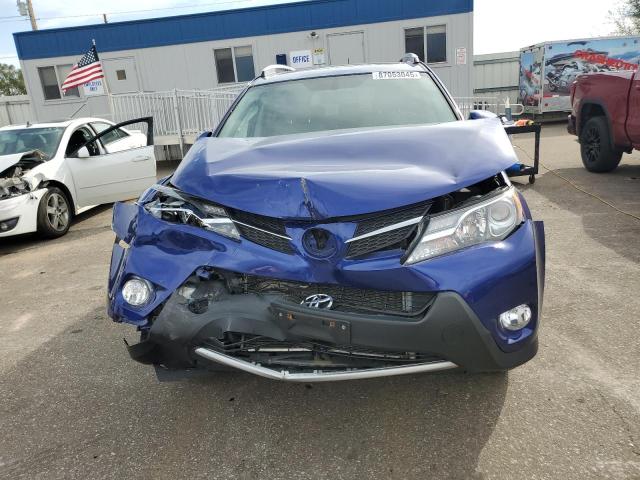 2T3DFREV2FW362389 - 2015 TOYOTA RAV4 LIMITED BLUE photo 5