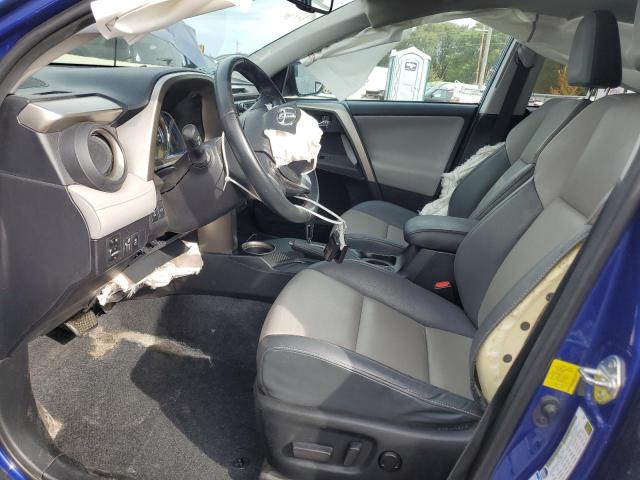2T3DFREV2FW362389 - 2015 TOYOTA RAV4 LIMITED BLUE photo 7