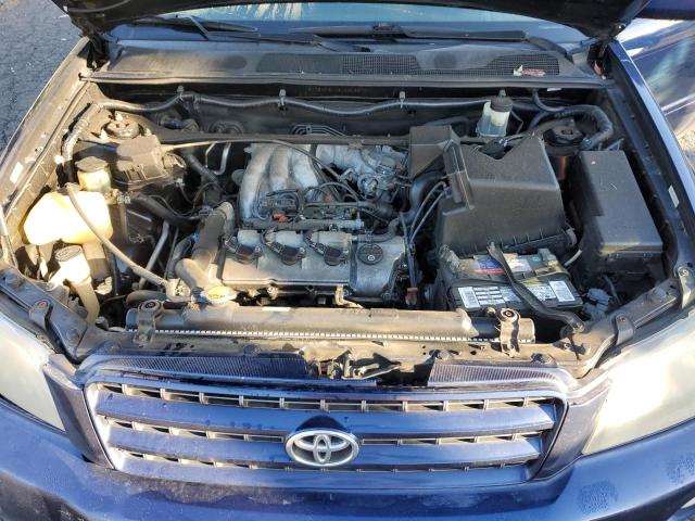 JTEHF21A310015870 - 2001 TOYOTA HIGHLANDER ლურჯი ფოტო 11