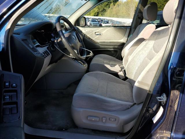 JTEHF21A310015870 - 2001 TOYOTA HIGHLANDER ლურჯი ფოტო 7