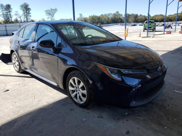 5YFEPMAE7MP252729 - 2021 TOYOTA COROLLA LE 蓝色 照片 4
