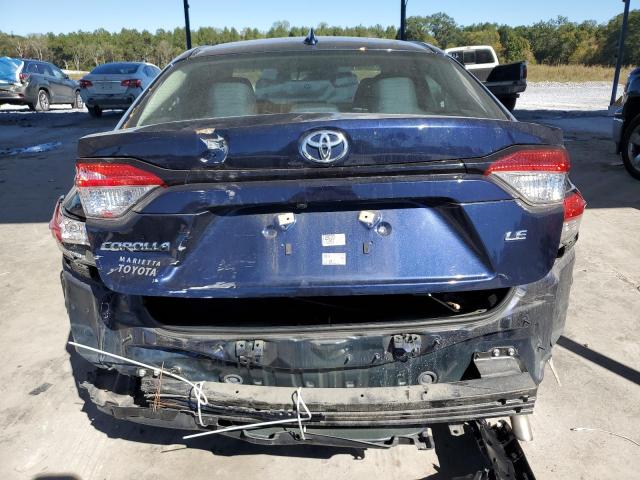 5YFEPMAE7MP252729 - 2021 TOYOTA COROLLA LE 蓝色 照片 6