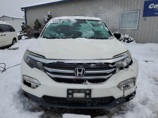 5FNYF5H13JB005594 - 2018 HONDA PILOT LX WHITE photo 5