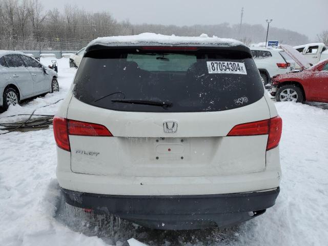 5FNYF5H13JB005594 - 2018 HONDA PILOT LX WHITE photo 6