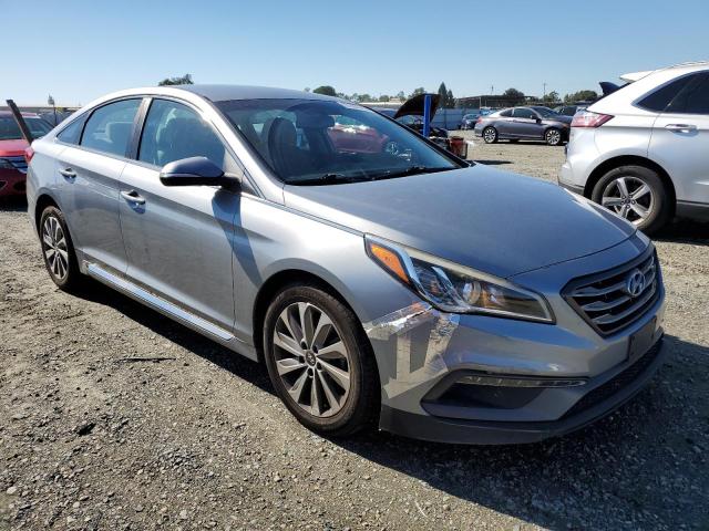 5NPE34AF9FH098223 - 2015 HYUNDAI SONATA SPORT ვერცხლისფერი ფოტო 4