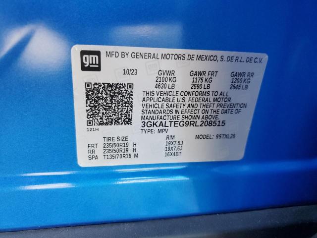 3GKALTEG9RL208515 - 2024 GMC TERRAIN SLE BLUE photo 14