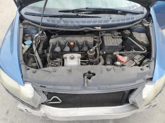 JHMFA16837S005779 - 2007 HONDA CIVIC EX BLUE photo 11