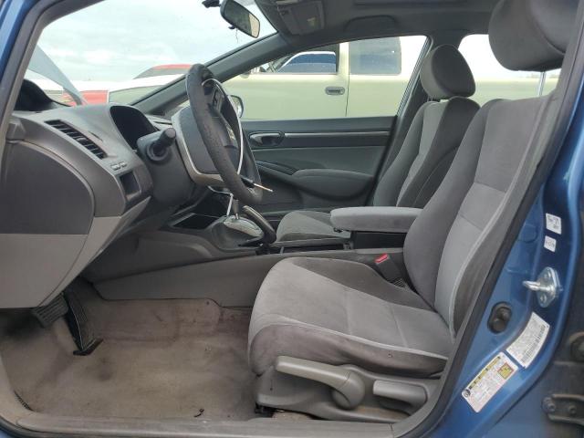 JHMFA16837S005779 - 2007 HONDA CIVIC EX BLUE photo 7