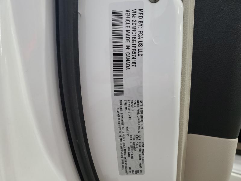 2C4RC1BG1PR574167 - 2023 CHRYSLER PACIFICA TOURING L Biały zdjęcie 14