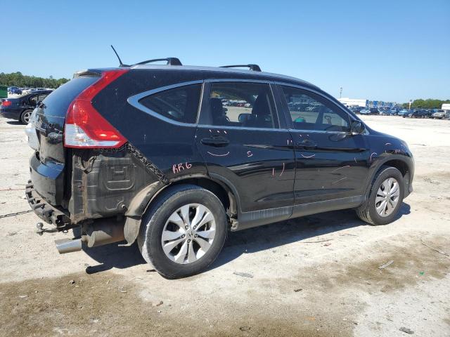 2HKRM4H72CH622451 - 2012 HONDA CR-V EXL BLACK photo 3