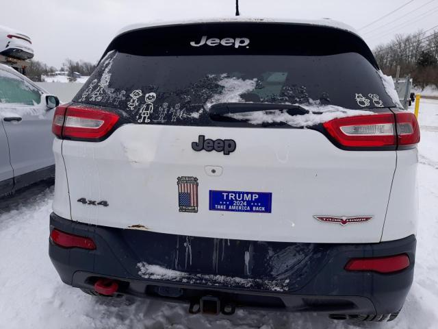 1C4PJMBS7FW558340 - 2015 JEEP CHEROKEE TRAILHAWK WHITE photo 6