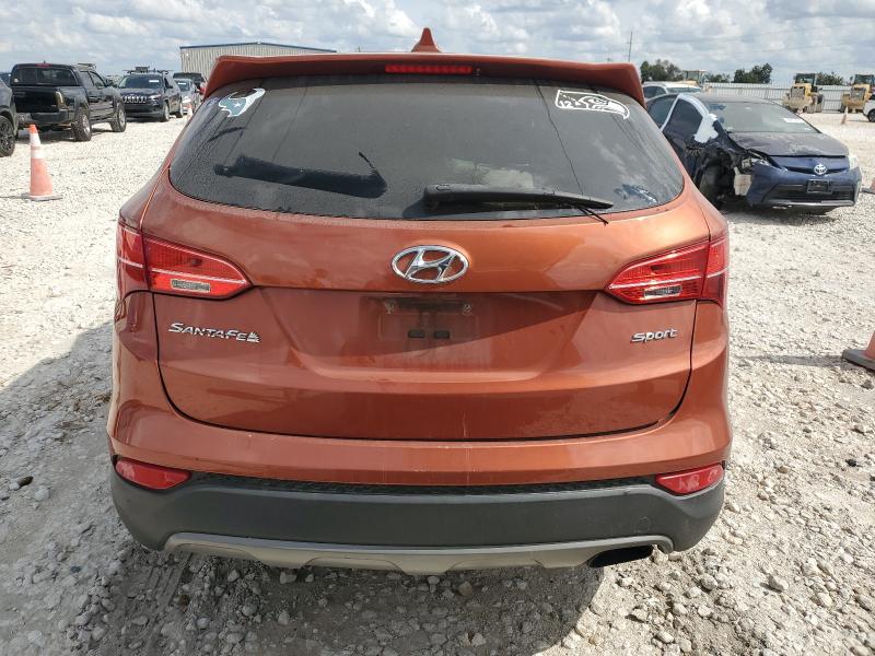 5XYZT3LB3GG318650 - 2016 HYUNDAI SANTA FE S ORANGE photo 6
