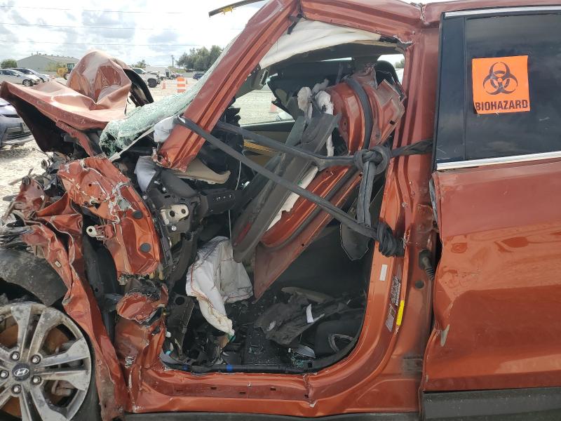 5XYZT3LB3GG318650 - 2016 HYUNDAI SANTA FE S ORANGE photo 7