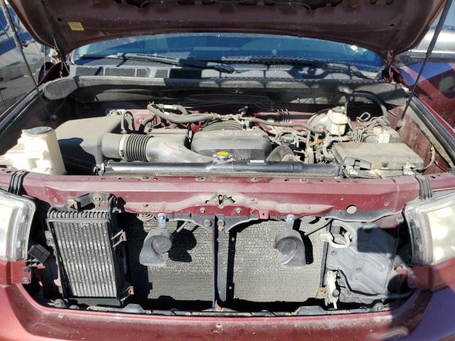 5TBBT54127S451043 - 2007 TOYOTA TUNDRA DOUBLE CAB SR5 BURGUNDY photo 11
