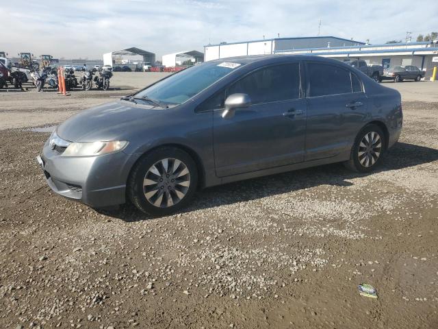 2HGFA16989H346911 - 2009 HONDA CIVIC EXL ნაცრისფერი ფოტო 1