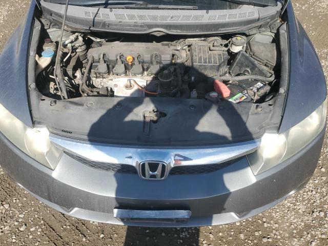 2HGFA16989H346911 - 2009 HONDA CIVIC EXL ნაცრისფერი ფოტო 11