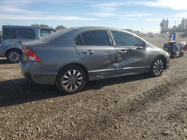 2HGFA16989H346911 - 2009 HONDA CIVIC EXL ნაცრისფერი ფოტო 3
