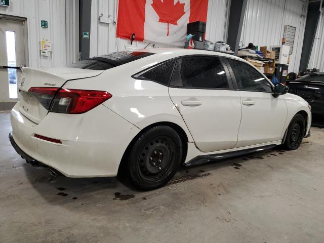 2HGFE2F54NH122777 - 2022 HONDA CIVIC SPORT WHITE photo 3