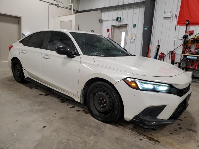2HGFE2F54NH122777 - 2022 HONDA CIVIC SPORT WHITE photo 4