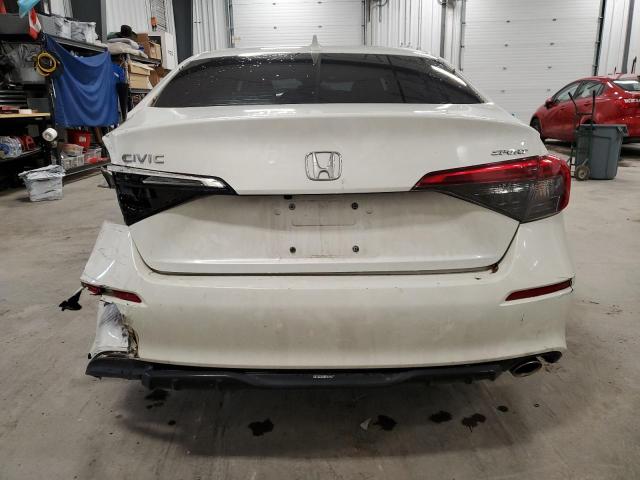 2HGFE2F54NH122777 - 2022 HONDA CIVIC SPORT WHITE photo 6