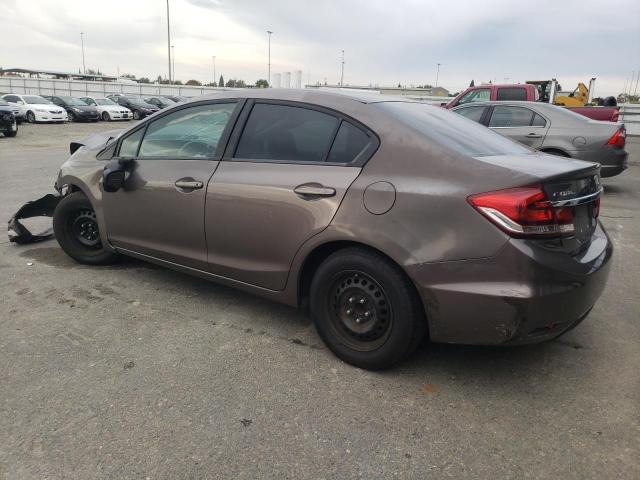 19XFB2F52DE286871 - 2013 HONDA CIVIC LX GRAY photo 2