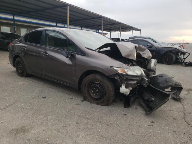 19XFB2F52DE286871 - 2013 HONDA CIVIC LX GRAY photo 4