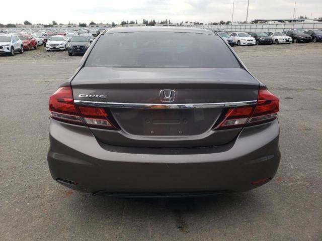 19XFB2F52DE286871 - 2013 HONDA CIVIC LX GRAY photo 6