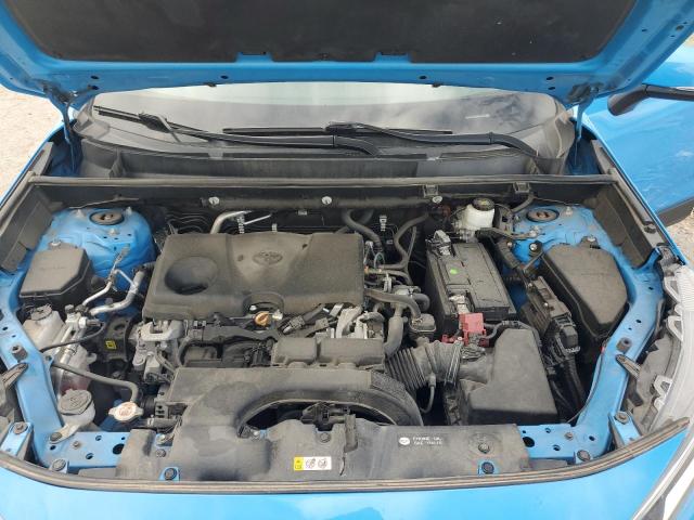2T3W1RFV0MW127881 - 2021 TOYOTA RAV4 XLE BLUE photo 11
