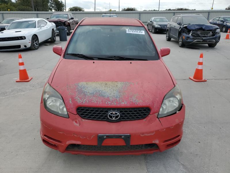 2T1KR32E13C091086 - 2003 TOYOTA MATRIX XR Червоний фото 5