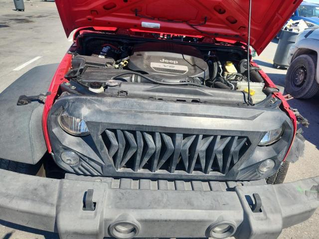 1C4BJWDGXHL589505 - 2017 JEEP WRANGLER U SPORT أحمر صورة 12