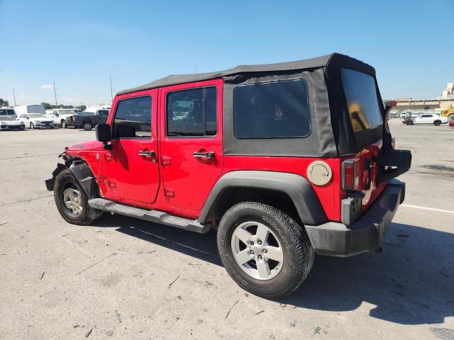 1C4BJWDGXHL589505 - 2017 JEEP WRANGLER U SPORT أحمر صورة 2